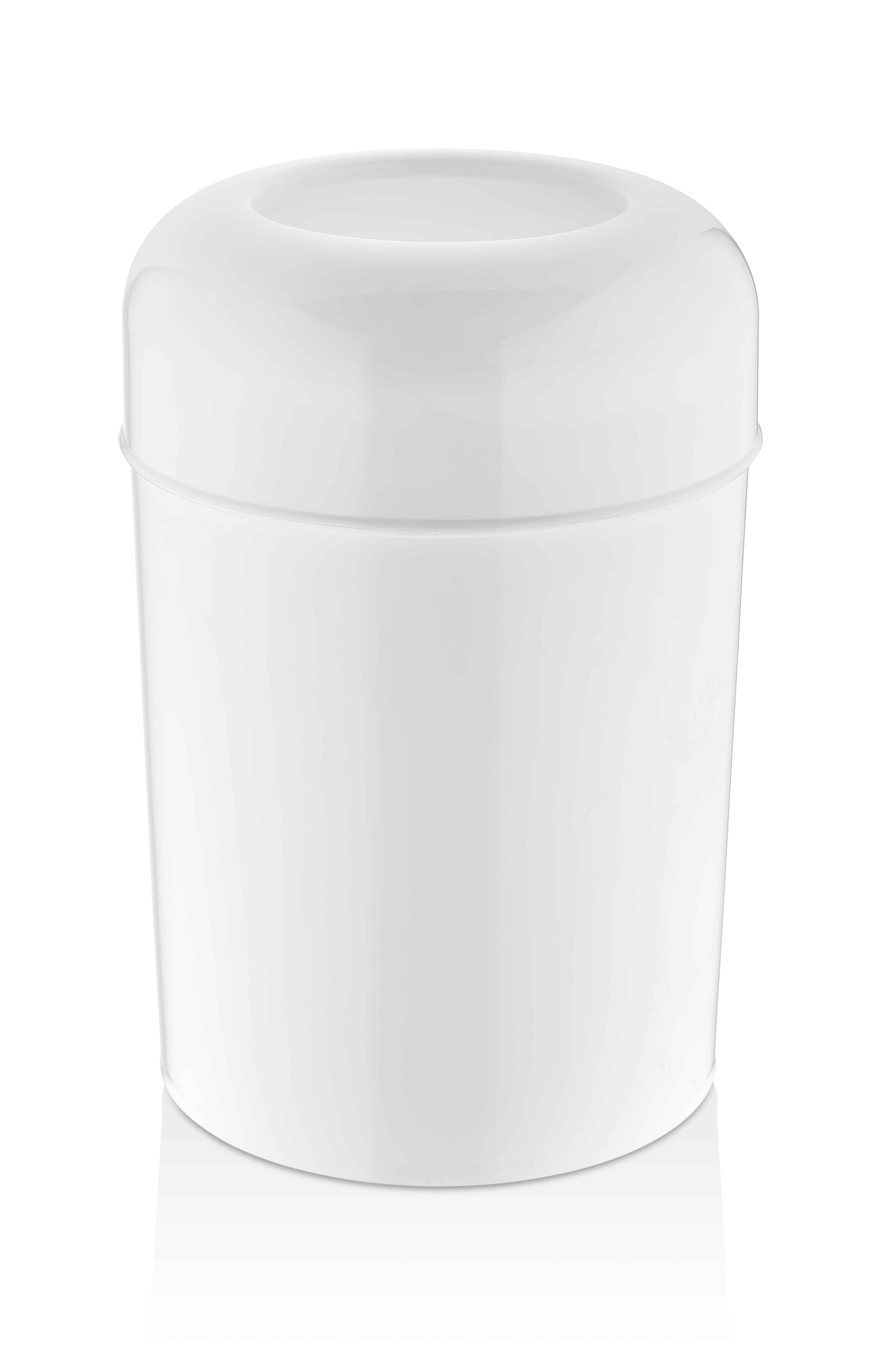 Відро для сміття пластикове RULOPAK 15 літрів, біле.